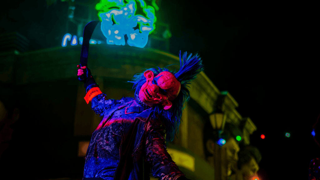 parque warner de madrid en halloween