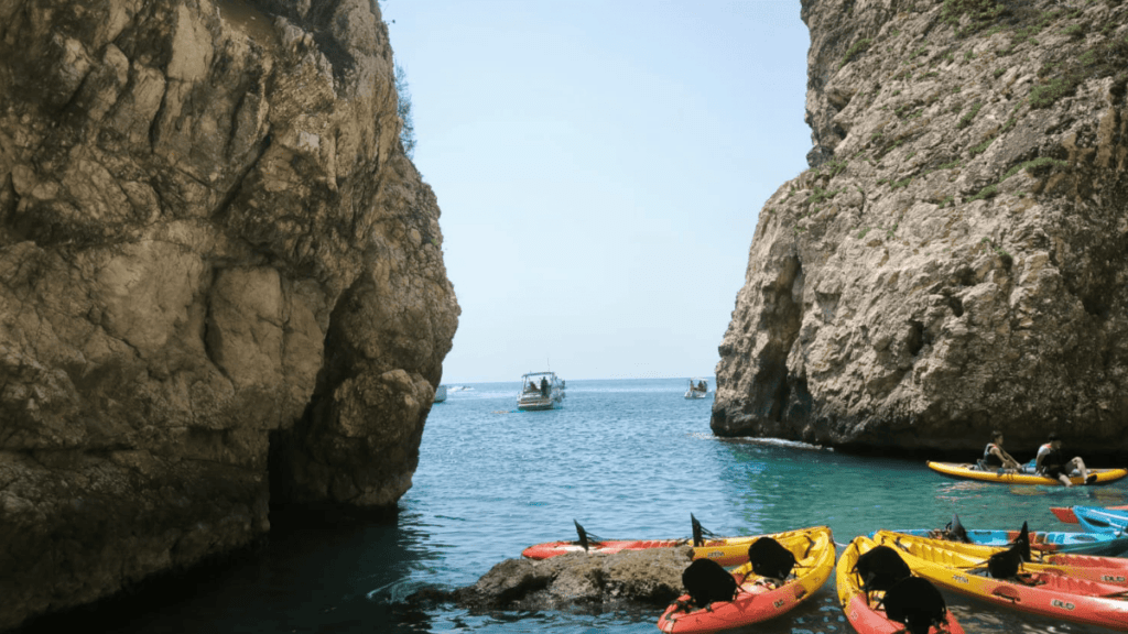 rutas en kayak cerca de gandía