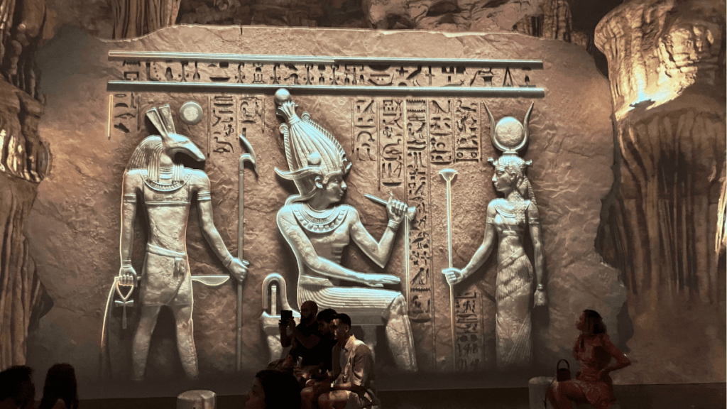 exposición inmersiva de Cleopatra