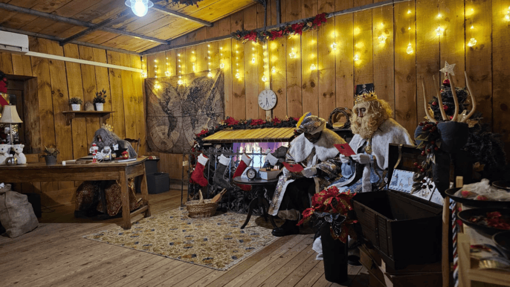 un plan especial de navidad con niños