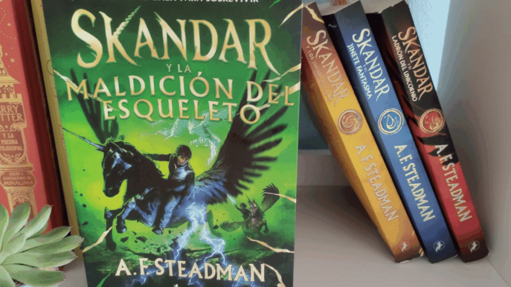 la historia skandar y la maldición del esqueleto