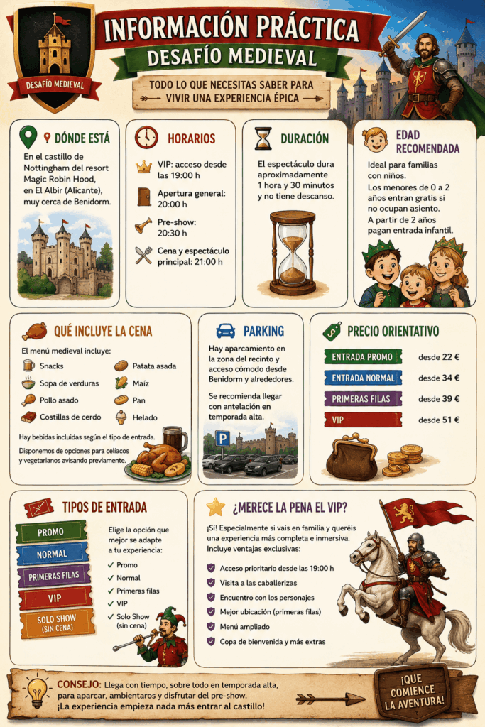 informacion practica desafio medieval