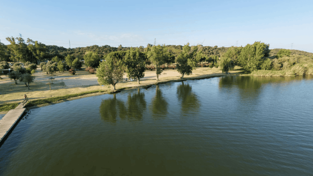 zona de baño en el embalse de cazalegas